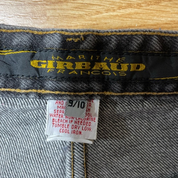 UC- 90’s Marithe Francois Girbaud Black Jeans Women's Straight Leg Size 9/10 - Picture 4 of 4